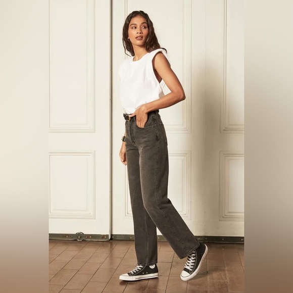 Boyish Ziggy High Rise rigid relexed Denim Jeans in space odyssey - Picture 2 of 11